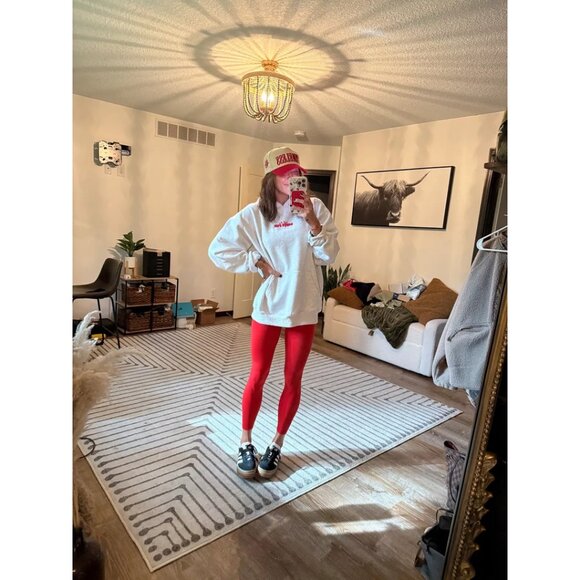 FREE PEOPLE Movement Never Better 7/8 Length Leggings in Winterberry Size Small - Picture 3 of 15